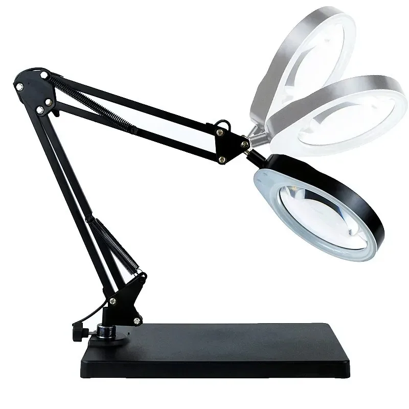 desktop magnifying glass with LED light and three color adjustable maintenance PD127T jewelry diamond work lighting table
desktop magnifying glass with LED light and three color adjustable maintenance PD127T jewelry diamond work lighting table