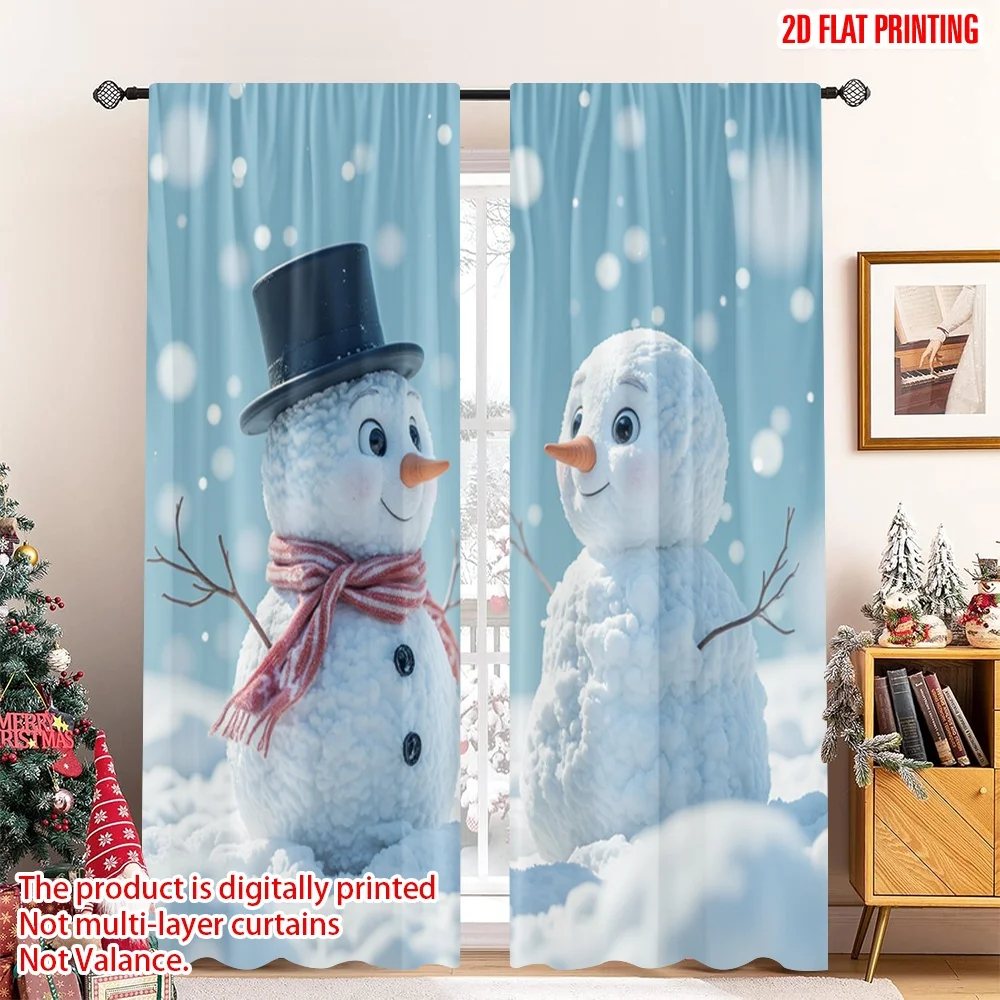 2pcs 2D flat printing Merry Christmas Window Curtains Snowman Winter Merry Christmas Decorative Polyester Without Electricity
2pcs 2D flat printing Merry Christmas Window Curtains Snowman Winter Merry Christmas Decorative Polyester Without Electricity