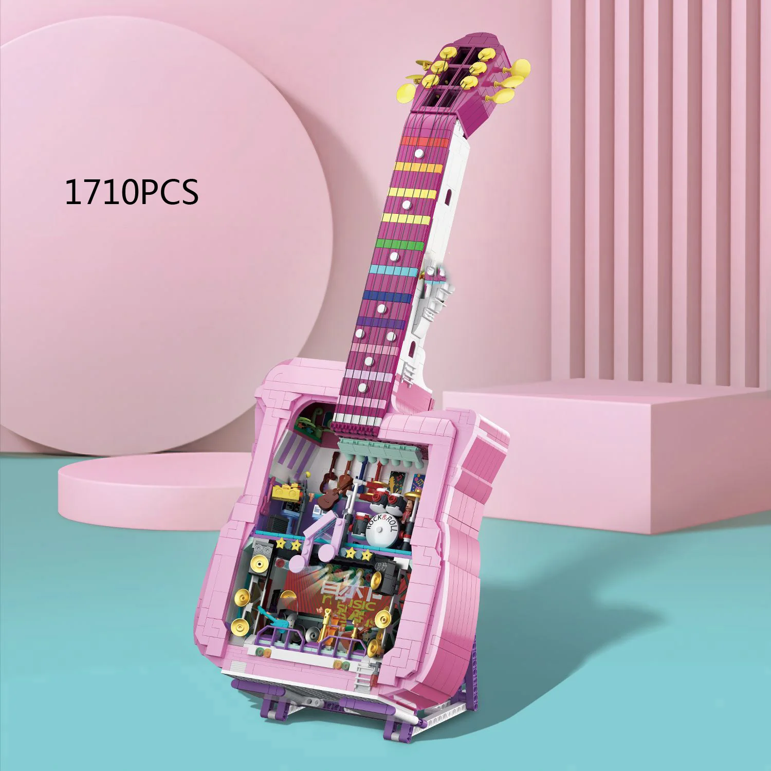 Creative Music Rock Roll Stage Mini Block Musical Instruments Building Brick Electric Guitar Band Figures Toy For Kids Gift
Creative Music Rock Roll Stage Mini Block Musical Instruments Building Brick Electric Guitar Band Figures Toy For Kids Gift