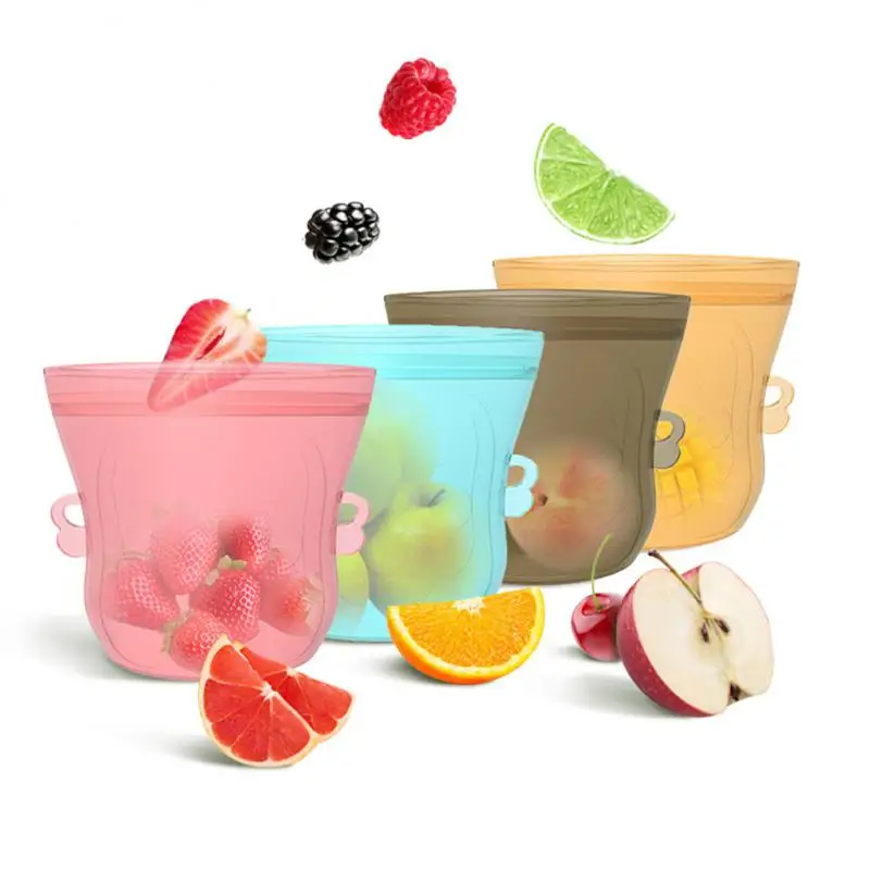 Reusable Silicone Food Storage Bag Foldable Leakproof Storage Containers Fresh Wrap Snack Fruit Nut Sealed Bag
Reusable Silicone Food Storage Bag Foldable Leakproof Storage Containers Fresh Wrap Snack Fruit Nut Sealed Bag