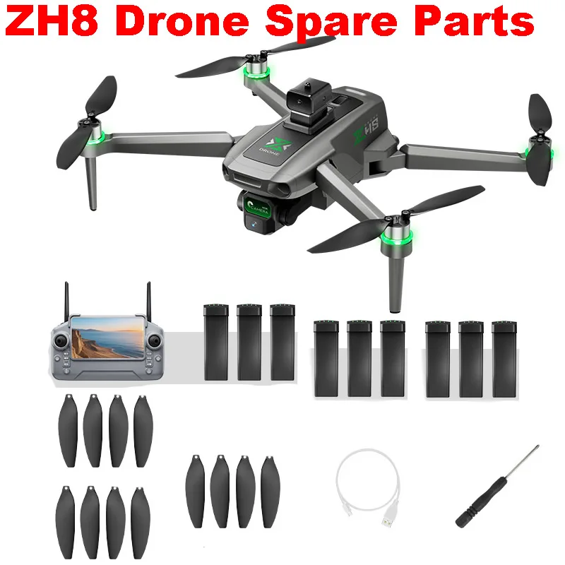 ZH8 Drone Brushless RC Quadcopter Spare Parts Obstacle Avoidance Head/Propeller/Battery/Charging Wire/Remote Control/Motor Arm
ZH8 Drone Brushless RC Quadcopter Spare Parts Obstacle Avoidance Head/Propeller/Battery/Charging Wire/Remote Control/Motor Arm