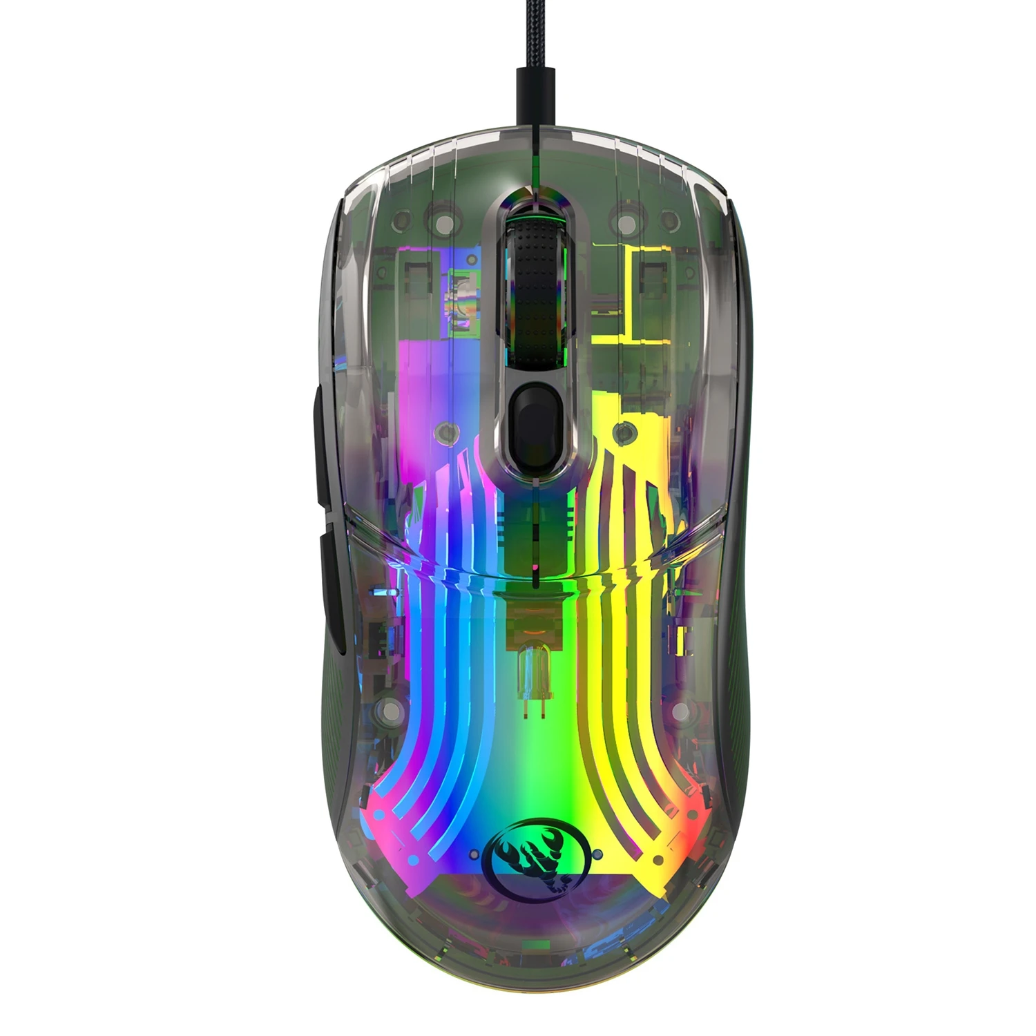7 Keys Transparent RGB Wired Gaming Mouse
7 Keys Transparent RGB Wired Gaming Mouse