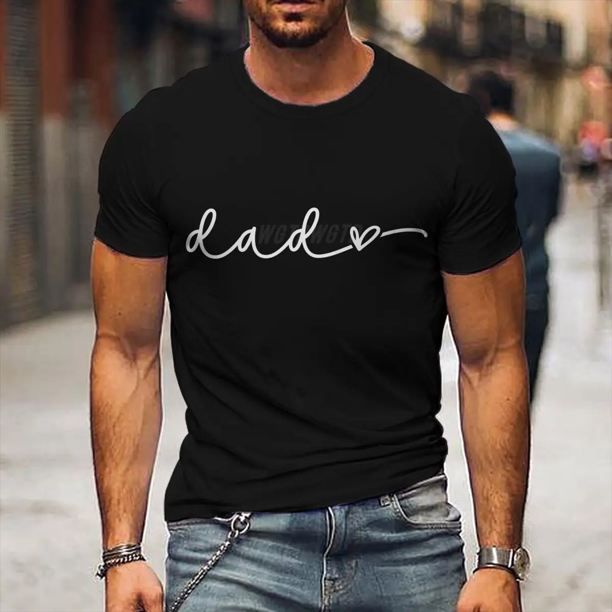 Dad Letter Print Vintage Heart Tshirt Father's Day Fun Daddy T-Shirt Men Round Neck Short Sleeve Tees Male Tshirt Gift
Dad Letter Print Vintage Heart Tshirt Father's Day Fun Daddy T-Shirt Men Round Neck Short Sleeve Tees Male Tshirt Gift