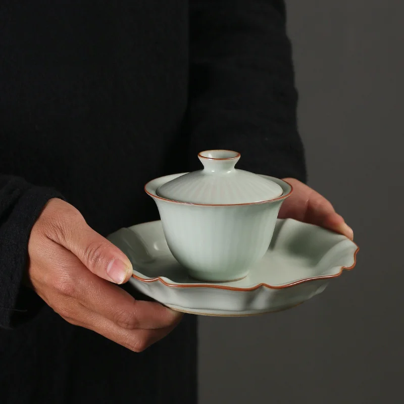 Чаша с открытой крышкой Tianqing Ru, бытовая керамическая плитка, фарфоровая чаша для чая с трещинами и льдом, только две чаши
Чаша с открытой крышкой Tianqing Ru, бытовая керамическая плитка, фарфоровая чаша для чая с трещинами и льдом, только две чаши