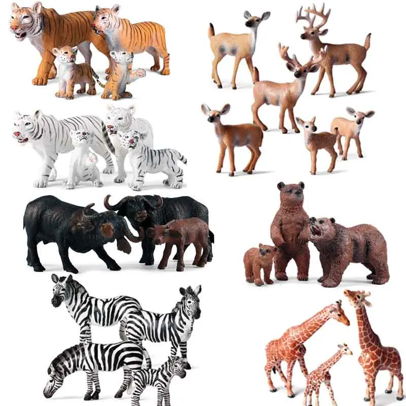 Solid Simulation Wild Animal Model Set Lion Tiger Giraffe Rhino Zebra Ox Buffalo Figure Realistic PVC Figurines Collection
Solid Simulation Wild Animal Model Set Lion Tiger Giraffe Rhino Zebra Ox Buffalo Figure Realistic PVC Figurines Collection