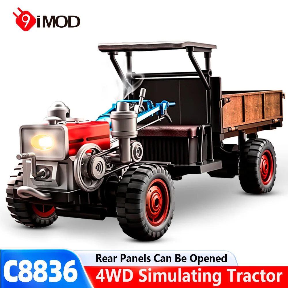 9IMOD C8836 RC Car 4WD Tractor Toy 1/14 Rear Panels Can Be Opened Remote Control Farm Vehicle
9IMOD C8836 RC Car 4WD Tractor Toy 1/14 Rear Panels Can Be Opened Remote Control Farm Vehicle