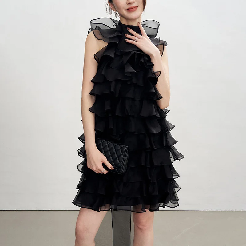 2026 Autumn New Fashion Sleeveless Cake Dress with Ruffles and Ribbons Slim Fit Dress for Women Vestidos De Fiesta
2026 Autumn New Fashion Sleeveless Cake Dress with Ruffles and Ribbons Slim Fit Dress for Women Vestidos De Fiesta