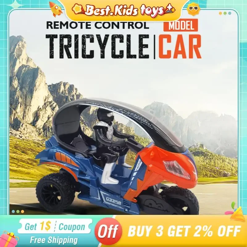 2.4G RC Stunt Three-wheeled Motorcycle Remote Control Spray Motorcycle 5CH Cool Lights Electric Car Model Kids Toys Boys Gifts
2.4G RC Stunt Three-wheeled Motorcycle Remote Control Spray Motorcycle 5CH Cool Lights Electric Car Model Kids Toys Boys Gifts