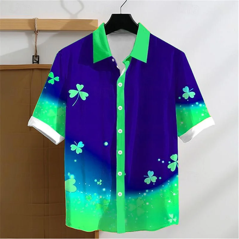 Four-leaf clover casual men's shirt outdoor street casual daily summer lapel short-sleeved 15 colors XS-5XL shirt fast delivery
Four-leaf clover casual men's shirt outdoor street casual daily summer lapel short-sleeved 15 colors XS-5XL shirt fast delivery