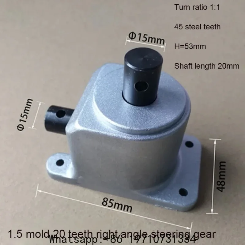 Customized Right Angle Reversing Gearbox Small Steering Gear 90 Degree Bevel Gear Ratio 1:1 Bevel Gear
Customized Right Angle Reversing Gearbox Small Steering Gear 90 Degree Bevel Gear Ratio 1:1 Bevel Gear