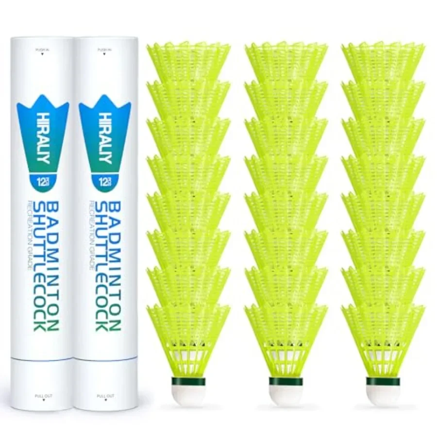 Pack Badminton Birdies Nylon, Durable Shuttlecocks for Backyard and Baseball Batting Practice, Wind Resistant/ Bulk Ball Set fo
Pack Badminton Birdies Nylon, Durable Shuttlecocks for Backyard and Baseball Batting Practice, Wind Resistant/ Bulk Ball Set fo