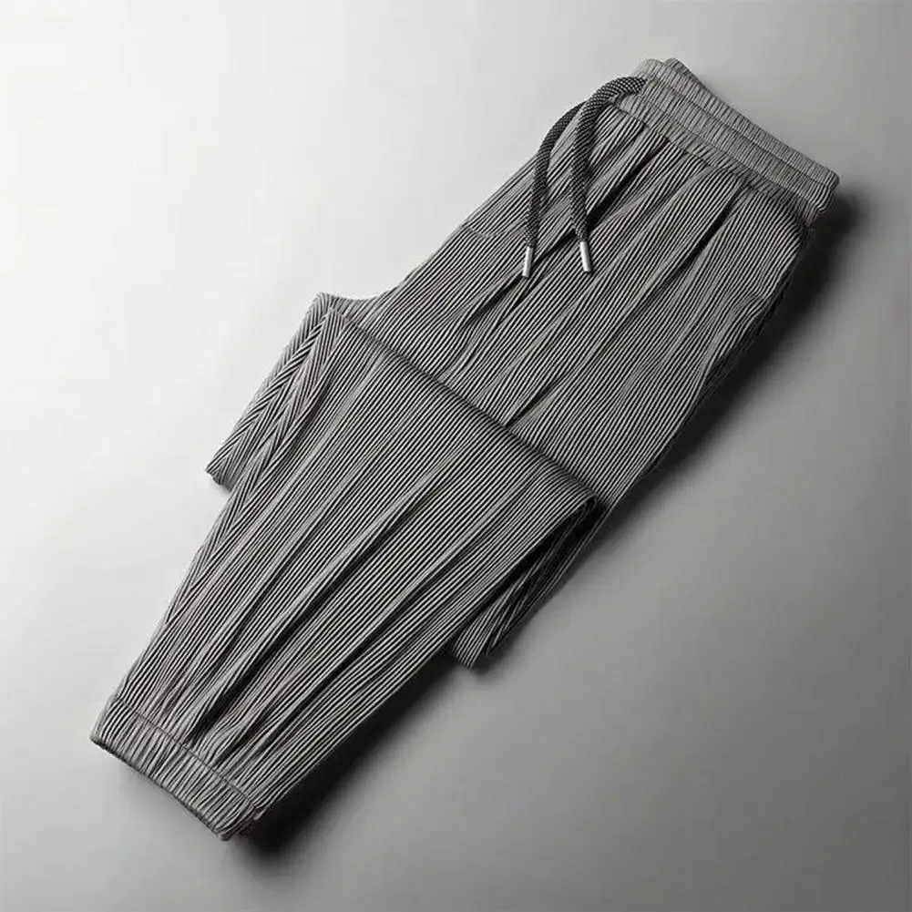 Quick-drying Men Joggers Men Sweatpants Men's Ice Silk Slim Fit Sweatpants with Side Pockets Drawstring Waist Quick Dry for Long
Quick-drying Men Joggers Men Sweatpants Men's Ice Silk Slim Fit Sweatpants with Side Pockets Drawstring Waist Quick Dry for Long