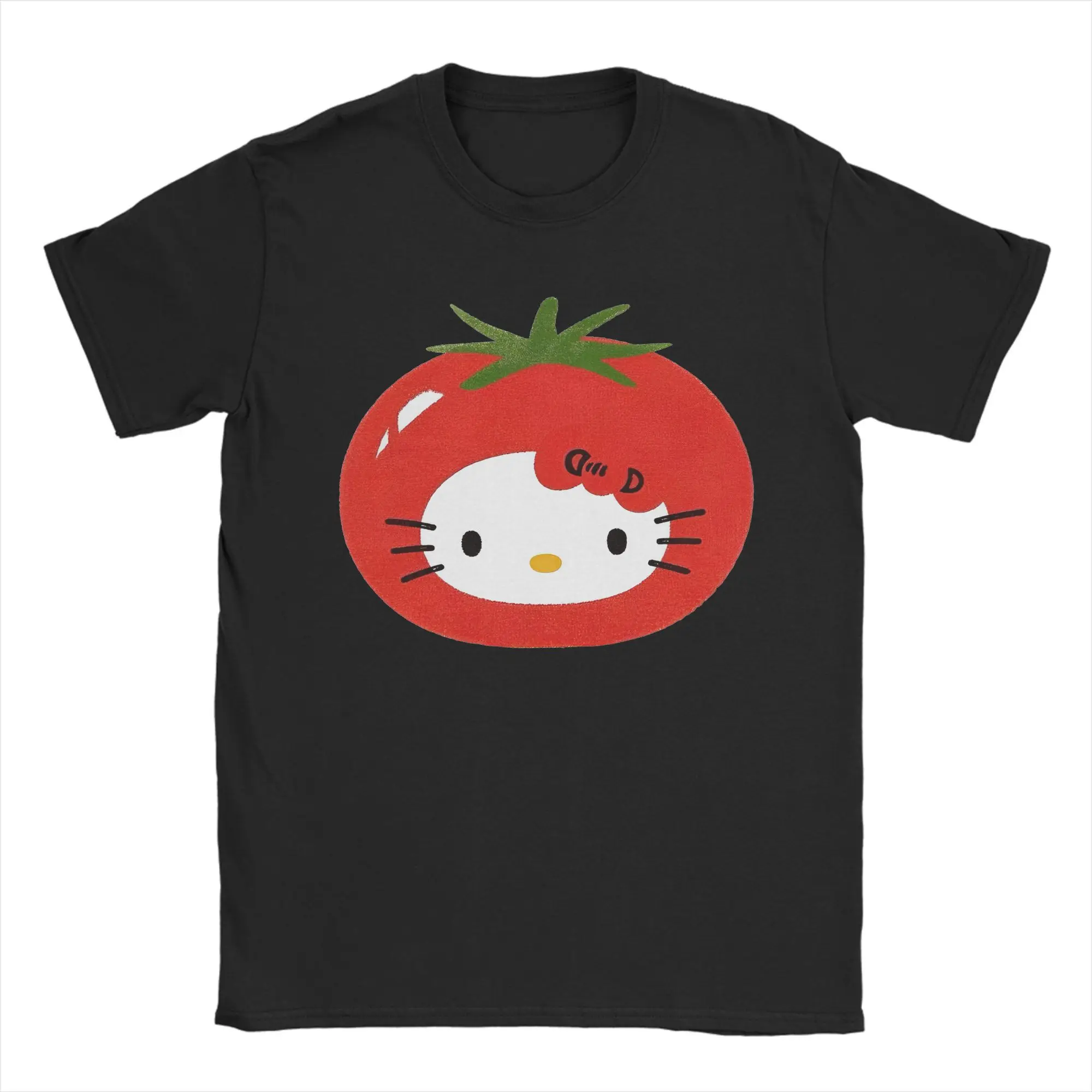Мужская футболка с помидорами Hello Kitty, новинка, футболка с коротким рукавом и круглым вырезом, хлопковая одежда с принтом
Мужская футболка с помидорами Hello Kitty, новинка, футболка с коротким рукавом и круглым вырезом, хлопковая одежда с принтом