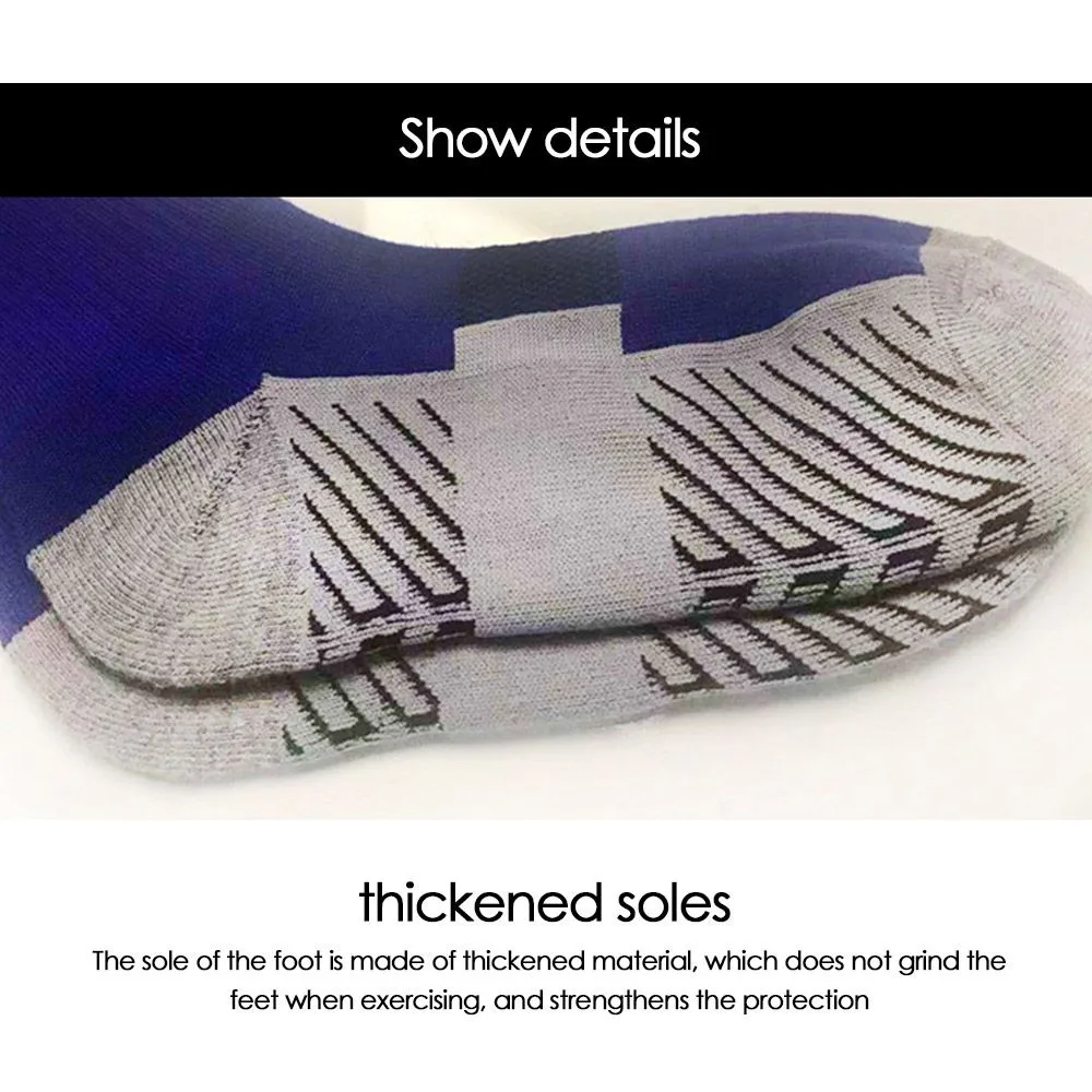 Длинные дышащие противоскользящие футбольные носки для мальчиков и девочек, спортивные носки, футбольные носки
Длинные дышащие противоскользящие футбольные носки для мальчиков и девочек, спортивные носки, футбольные носки