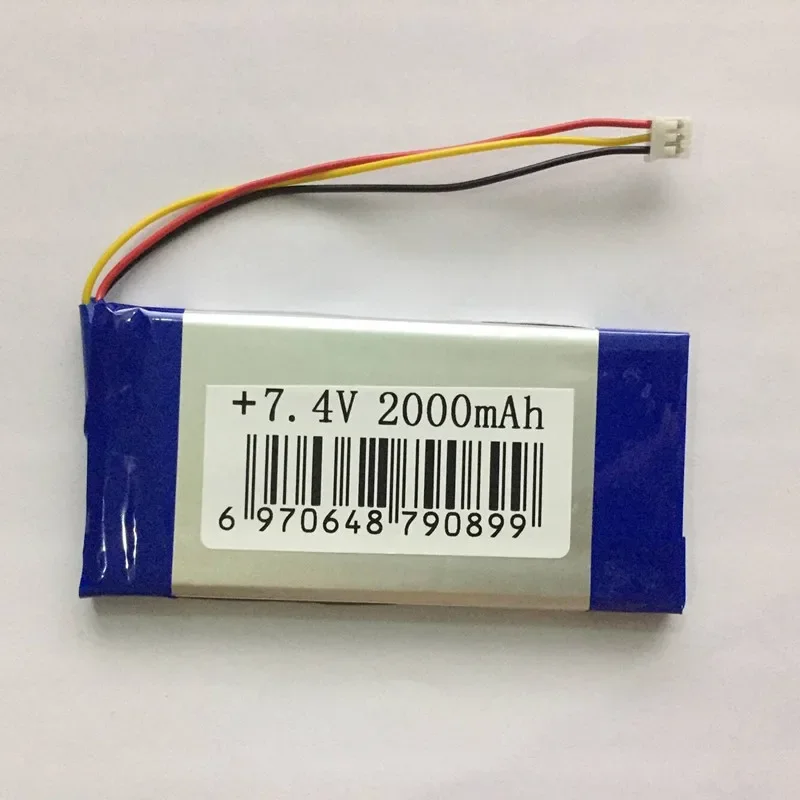 New7.4V 2000mAh Three Line Mobile Portable DVD Lithium Battery EVD Video 9v-12v1.5A 2A Rechargeable Li-ion CellA Good
New7.4V 2000mAh Three Line Mobile Portable DVD Lithium Battery EVD Video 9v-12v1.5A 2A Rechargeable Li-ion CellA Good
