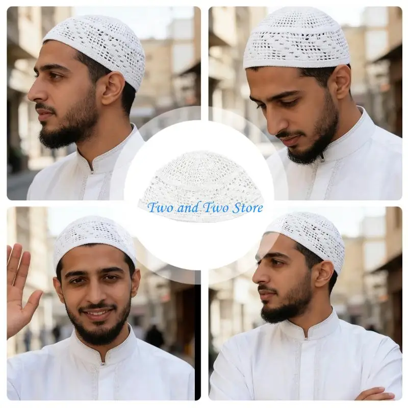 HX6F Comfortable Knit Muslims Cap Breathable Easy Care Headwear for Men Comfortable Wear in Indoor and Outdoor Occasion
HX6F Comfortable Knit Muslims Cap Breathable Easy Care Headwear for Men Comfortable Wear in Indoor and Outdoor Occasion