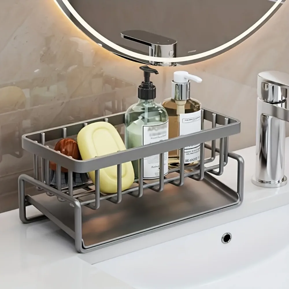 Stainless Steel Sponge Rack For Kitchen Bathroom Sink Storage Holder For Sponge Soap Dishcloth shelf9.1×3.5×4inches(23×9×10cm)
Stainless Steel Sponge Rack For Kitchen Bathroom Sink Storage Holder For Sponge Soap Dishcloth shelf9.1×3.5×4inches(23×9×10cm)