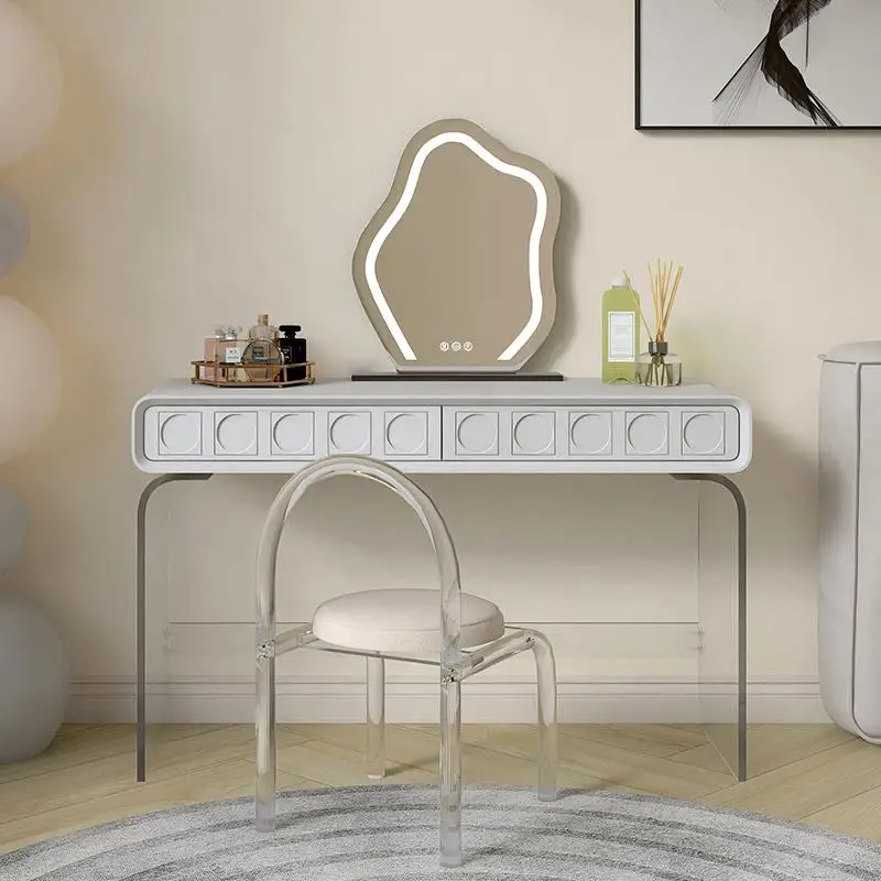 Makeup Chair Nordic Living Room Furniture Luxury Acrylic Armchair Ergonomic Relaxing Chairs Transparent Backrest Dining Chair
Makeup Chair Nordic Living Room Furniture Luxury Acrylic Armchair Ergonomic Relaxing Chairs Transparent Backrest Dining Chair