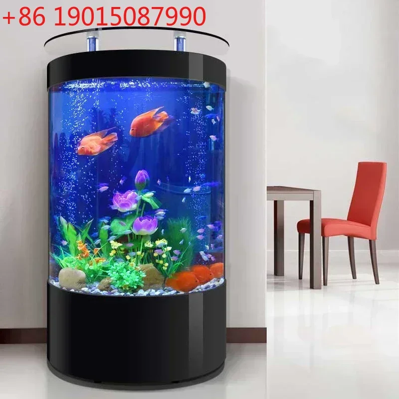 Light Luxury Semicircle Simple Glass Fish Tank Household Aquarium Floor Change Water Ecological Pot
Light Luxury Semicircle Simple Glass Fish Tank Household Aquarium Floor Change Water Ecological Pot