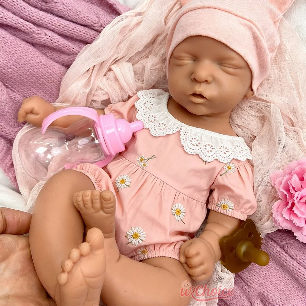 Lifelike 45cm Full Soft Silicone Reborn Baby Girl 3D Painting Visible Veins Washable Newborn Doll for Birthday Christmas Gift
Lifelike 45cm Full Soft Silicone Reborn Baby Girl 3D Painting Visible Veins Washable Newborn Doll for Birthday Christmas Gift