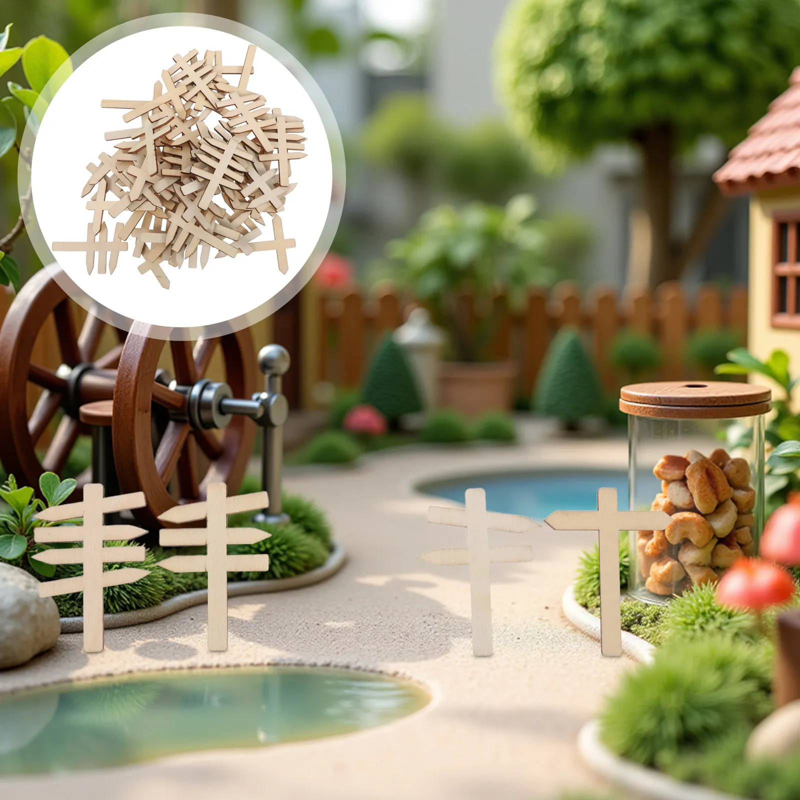 50Pcs Decorative Memo Board Wooden Road Signal for Mini Scene Decoration Kids Learning Game Room Dollhouse Scenery Prop
50Pcs Decorative Memo Board Wooden Road Signal for Mini Scene Decoration Kids Learning Game Room Dollhouse Scenery Prop