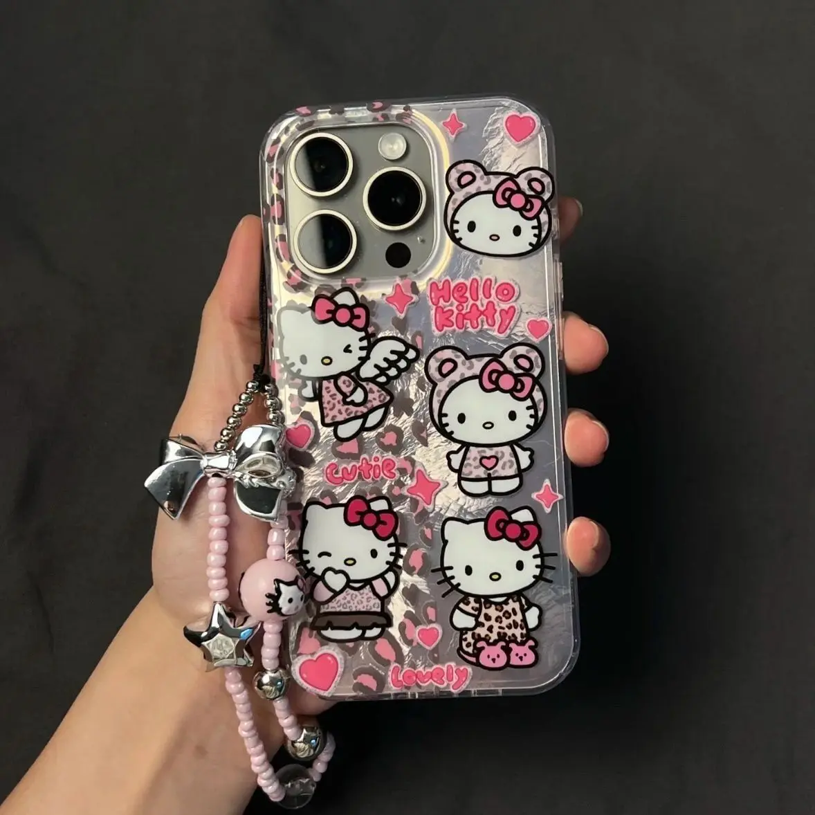 Sanrio Hello Kitty Pink Leopard Print Sprockets Phone Case Cartoon 13 Phone Case iPhone15pro/16 Soft Protective Cover Plush Gift
Sanrio Hello Kitty Pink Leopard Print Sprockets Phone Case Cartoon 13 Phone Case iPhone15pro/16 Soft Protective Cover Plush Gift