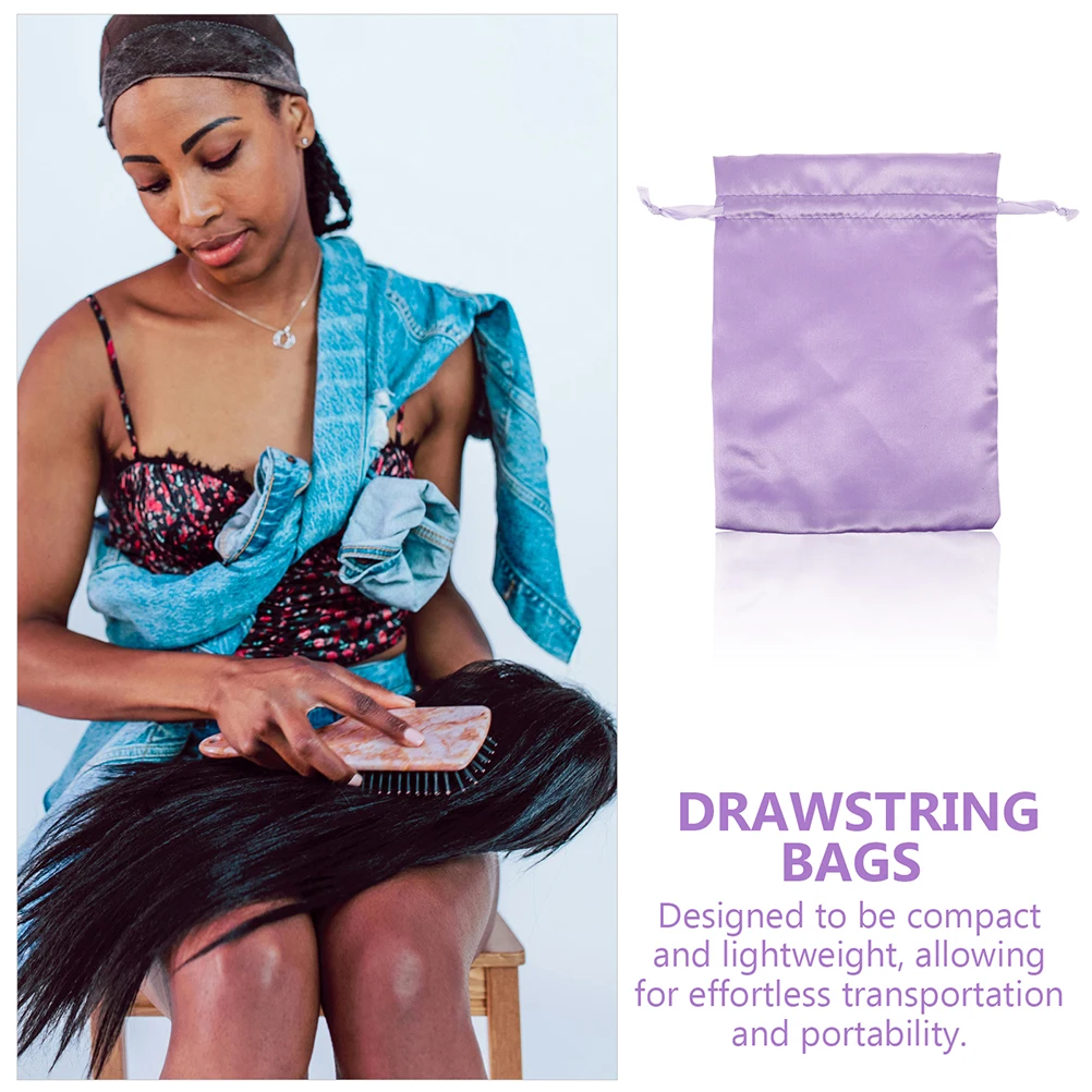 10 Pcs Drawstring Bag Toiletry Makeup Storage Bags for Women Small Pouch Satin Travel Traveling 
10 Pcs Drawstring Bag Toiletry Makeup Storage Bags for Women Small Pouch Satin Travel Traveling