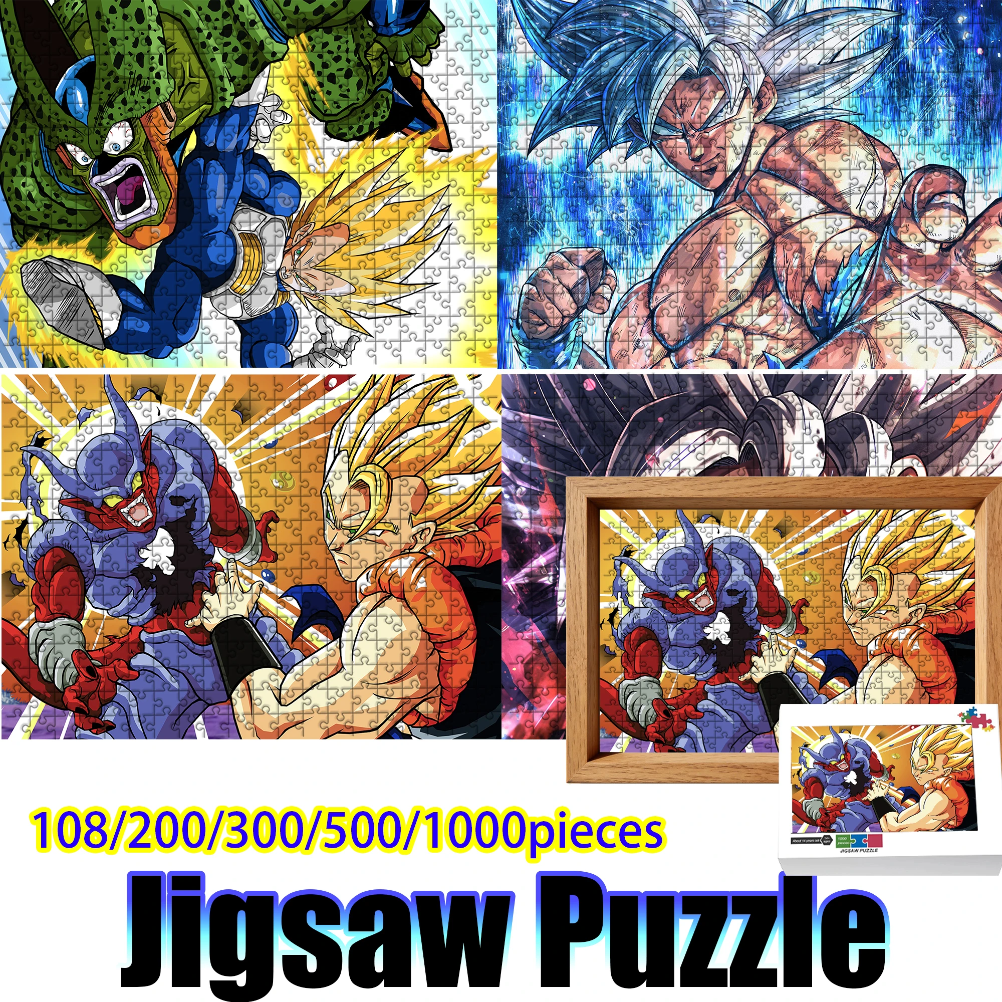 Dragon Ball Goku Super Saiyan Jigsaw Puzzle 108/200/300/500/1000 Pieces Wooden Puzzle High Quality Birthday gift
Dragon Ball Goku Super Saiyan Jigsaw Puzzle 108/200/300/500/1000 Pieces Wooden Puzzle High Quality Birthday gift