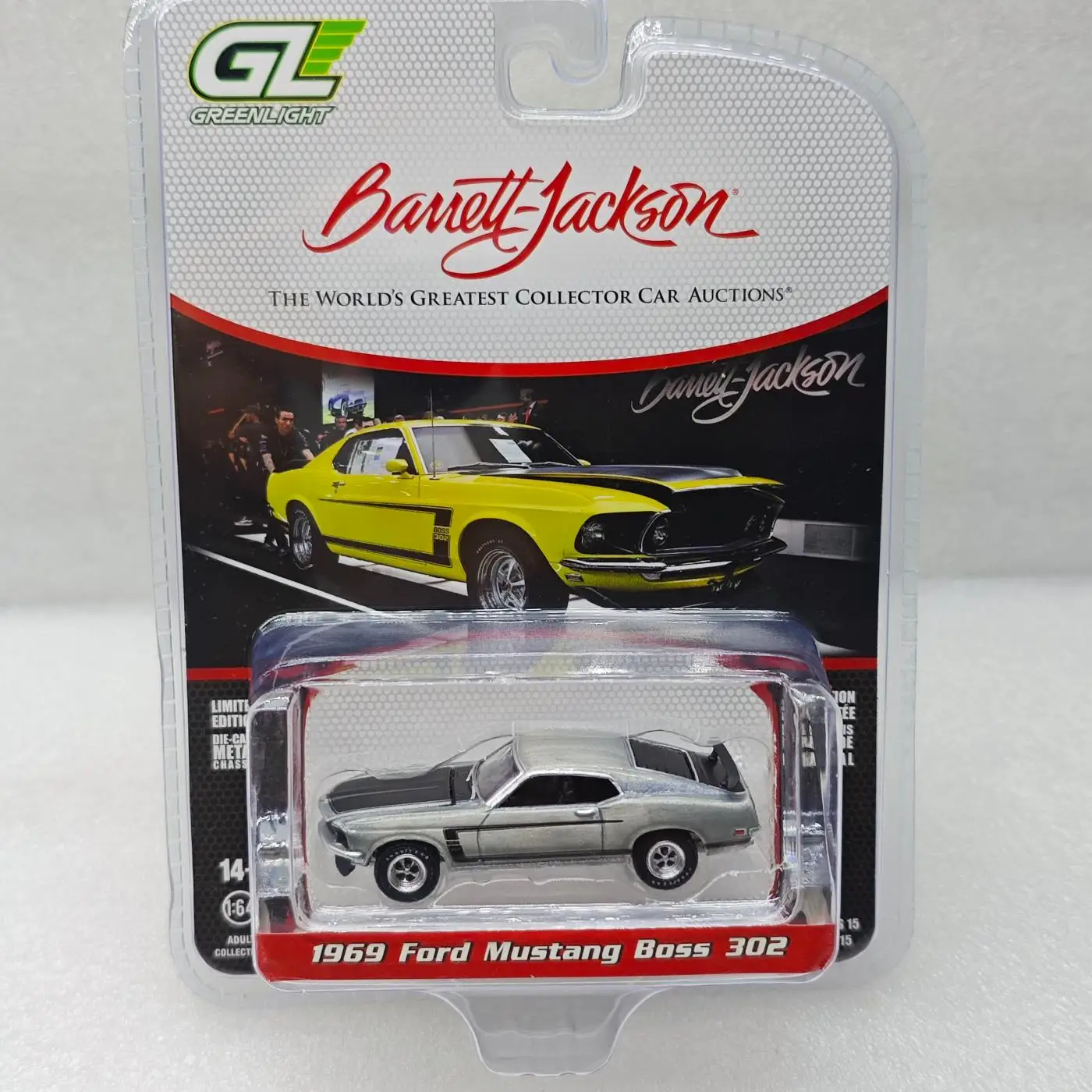 Green Light 1:64 Jackson Series #15-1969 Ford Mustang Boss 302 37320-B Varnish Diecast Alloy Car Model Collectible
Green Light 1:64 Jackson Series #15-1969 Ford Mustang Boss 302 37320-B Varnish Diecast Alloy Car Model Collectible