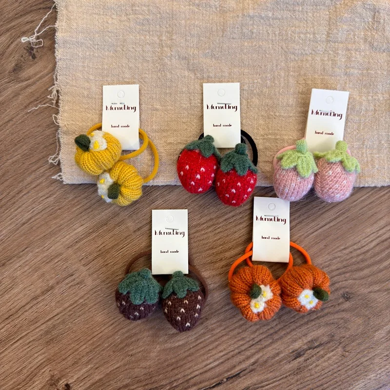 2 Pack Strawberry Pumpkin Knit Hair Tie for Girls Kids Fall Winter Cute Elastic Ponytail Holder Soft Non Slip Daily
2 Pack Strawberry Pumpkin Knit Hair Tie for Girls Kids Fall Winter Cute Elastic Ponytail Holder Soft Non Slip Daily