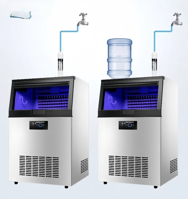 Commercial 50kg square ice machine, high quality and durable mass production
Commercial 50kg square ice machine, high quality and durable mass production