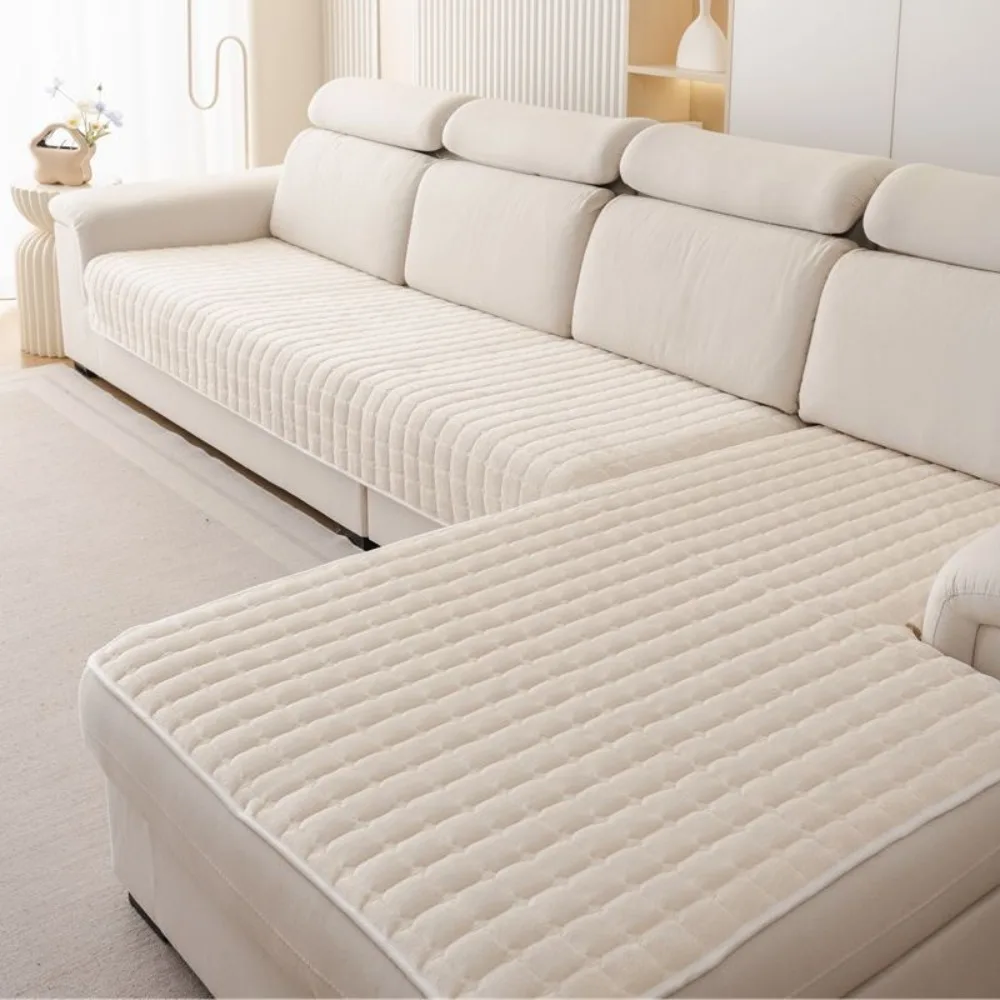 Minimalist Plush Flannel Plaid Sofa Cushion Stain-resistant Washable Sofa Cover Warm Non-slip Couch Cushion Winter
Minimalist Plush Flannel Plaid Sofa Cushion Stain-resistant Washable Sofa Cover Warm Non-slip Couch Cushion Winter