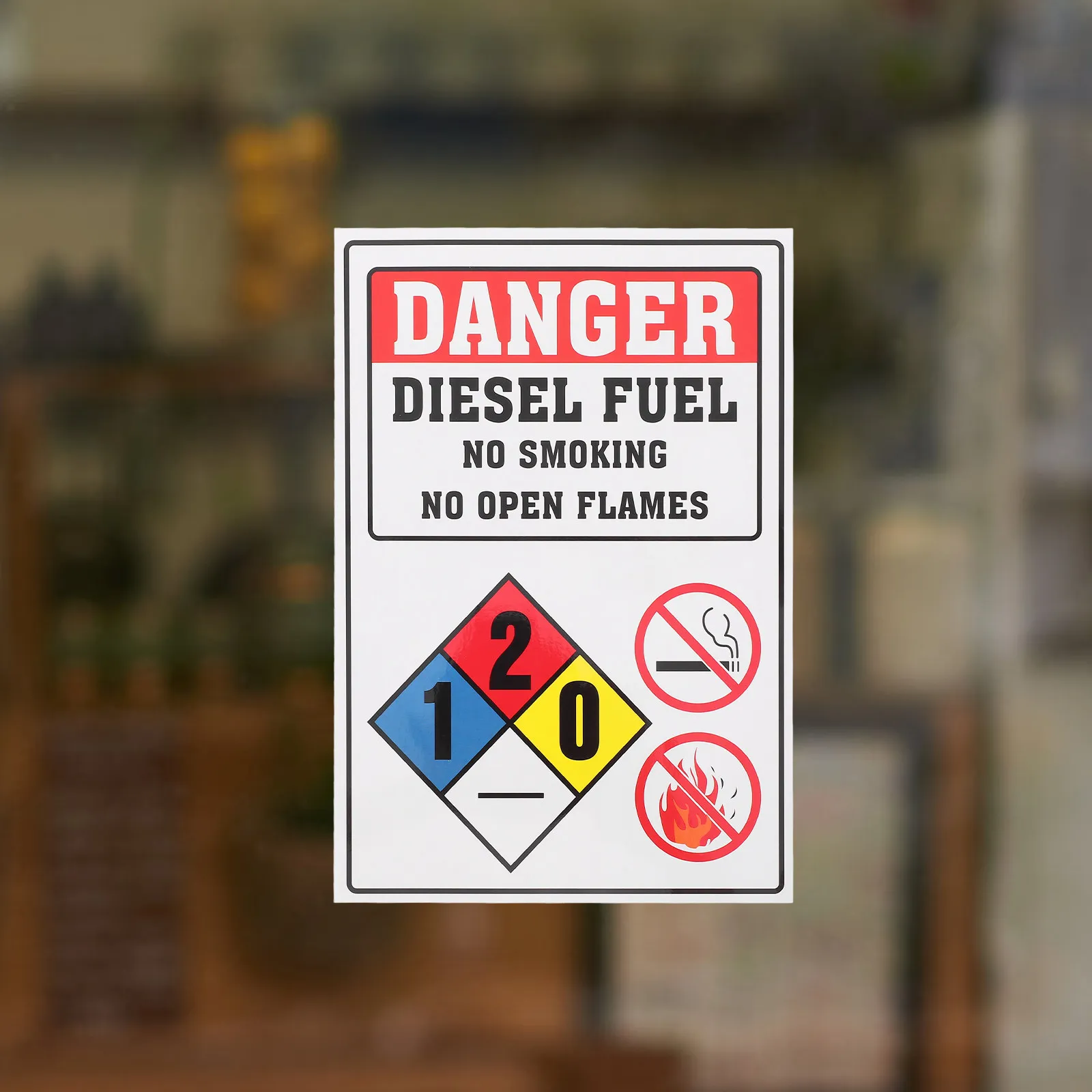 12 Sheets No Smoking Warning Sticker Diesel Fuel Hazard Safety Sign Self Adhesive Outdoor Indoor Gas Station Warehouse Factory
12 Sheets No Smoking Warning Sticker Diesel Fuel Hazard Safety Sign Self Adhesive Outdoor Indoor Gas Station Warehouse Factory