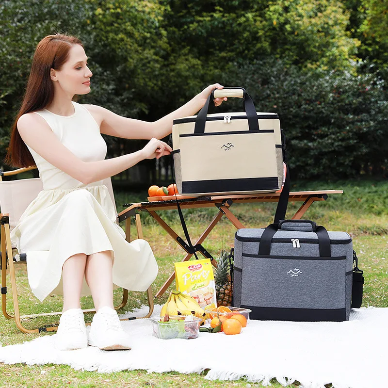 26L Large Capacity Camping Picnic Insulated Cooler Bag Cooler Box Travel Lunch Ice Thermal Food Lunch Bag
26L Large Capacity Camping Picnic Insulated Cooler Bag Cooler Box Travel Lunch Ice Thermal Food Lunch Bag