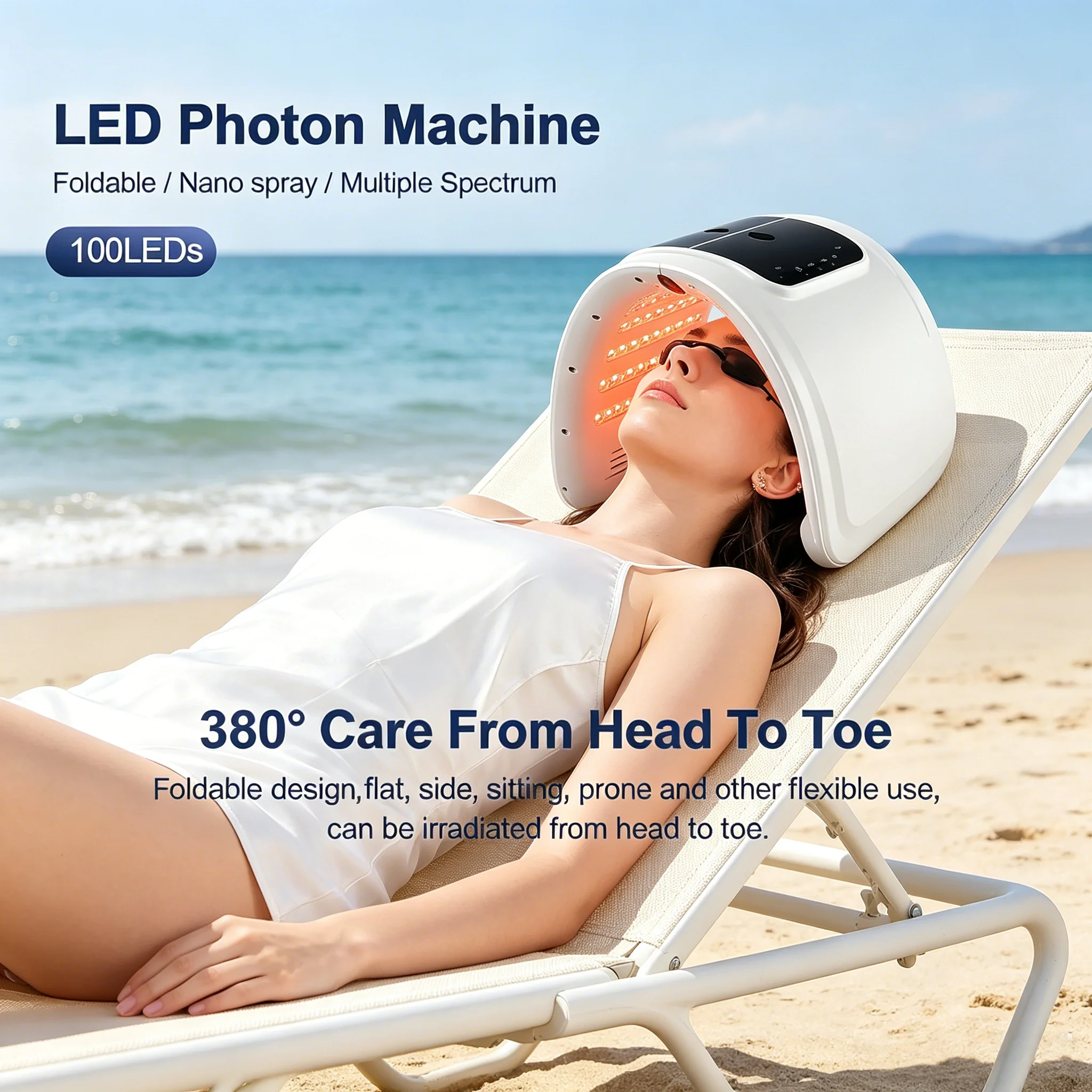 Nano Spray 7 Colors LED Photon Mask Machine Face Body Skin Rejuvenation Acne Moisturizing Beauty Device
Nano Spray 7 Colors LED Photon Mask Machine Face Body Skin Rejuvenation Acne Moisturizing Beauty Device