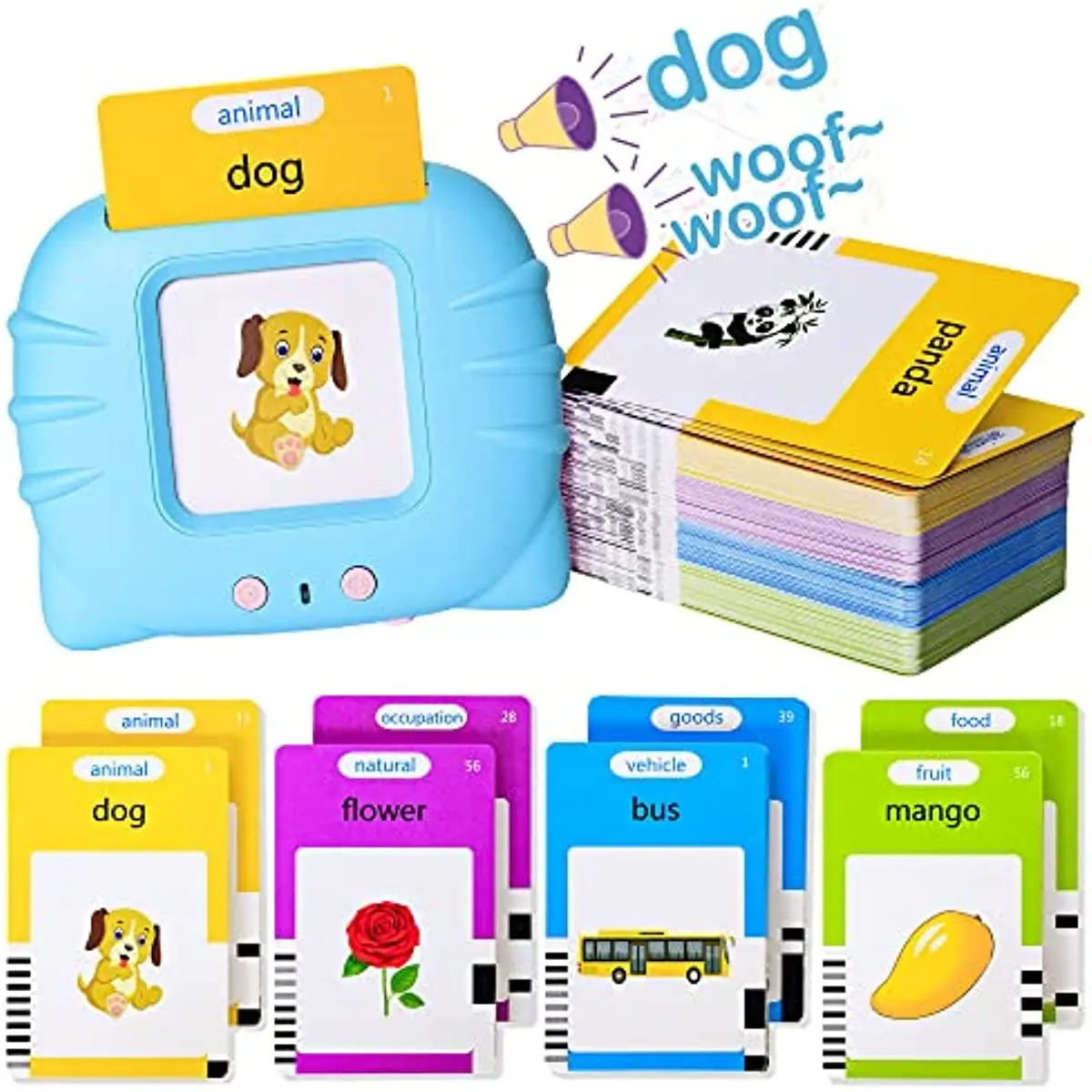 Talking Flash Cards Early Educational Toys Baby Boys Girls Preschool Learning Reading Machine Interactive Gift
Talking Flash Cards Early Educational Toys Baby Boys Girls Preschool Learning Reading Machine Interactive Gift