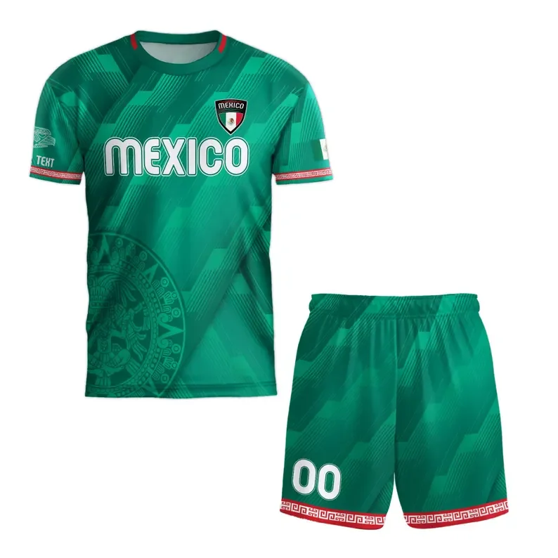 Personalized Mexican Jersey Football Summer Hot-selling Comfortable Breathable Sweat-absorbing Quick-drying Short-sleeved Jersey
Personalized Mexican Jersey Football Summer Hot-selling Comfortable Breathable Sweat-absorbing Quick-drying Short-sleeved Jersey