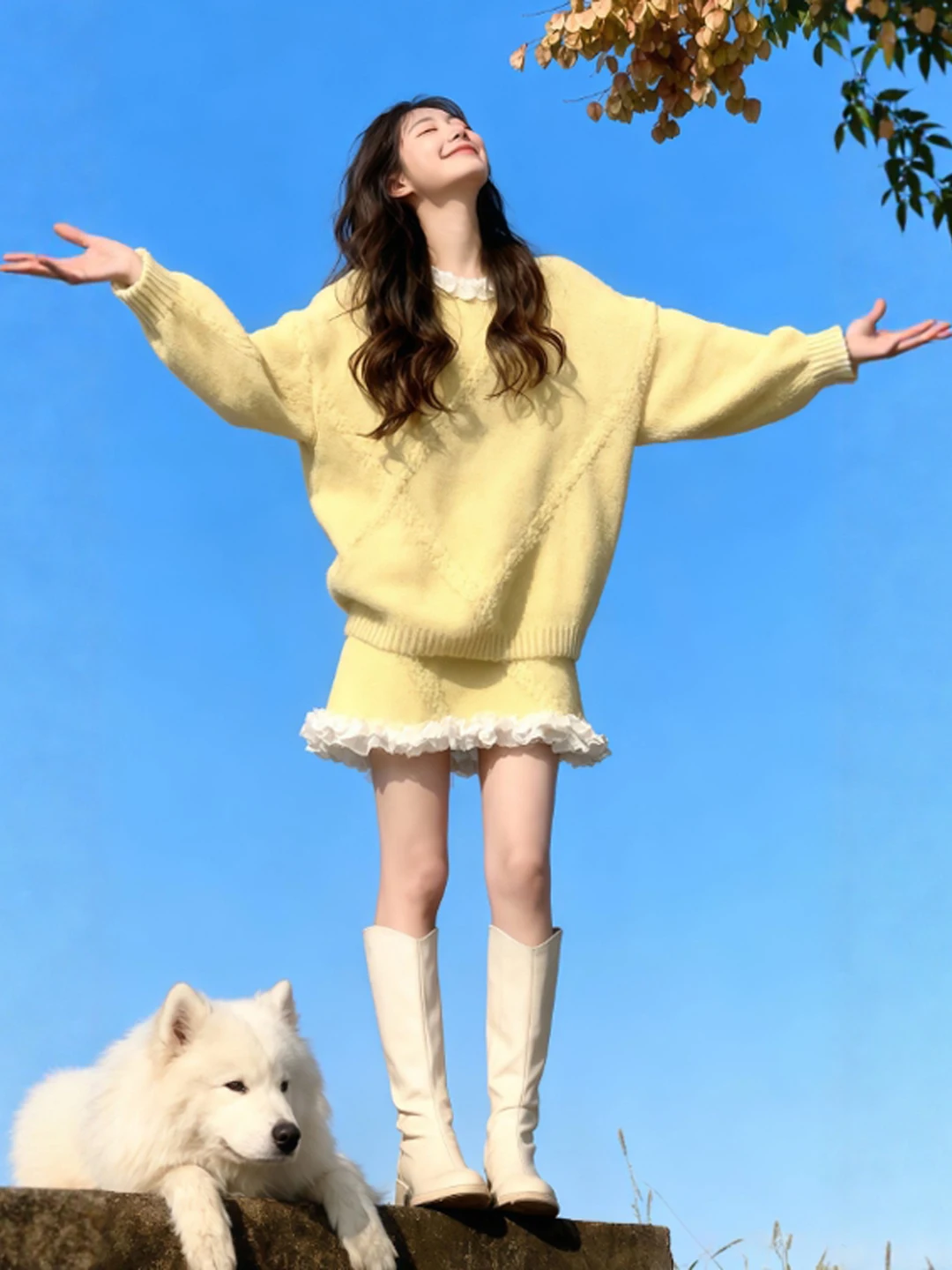 Мягкий вязаный комплект из топа и юбки: удобная зимняя одежда для молодых женщин, свитер с круглым вырезом и длинными рукавами
Мягкий вязаный комплект из топа и юбки: удобная зимняя одежда для молодых женщин, свитер с круглым вырезом и длинными рукавами