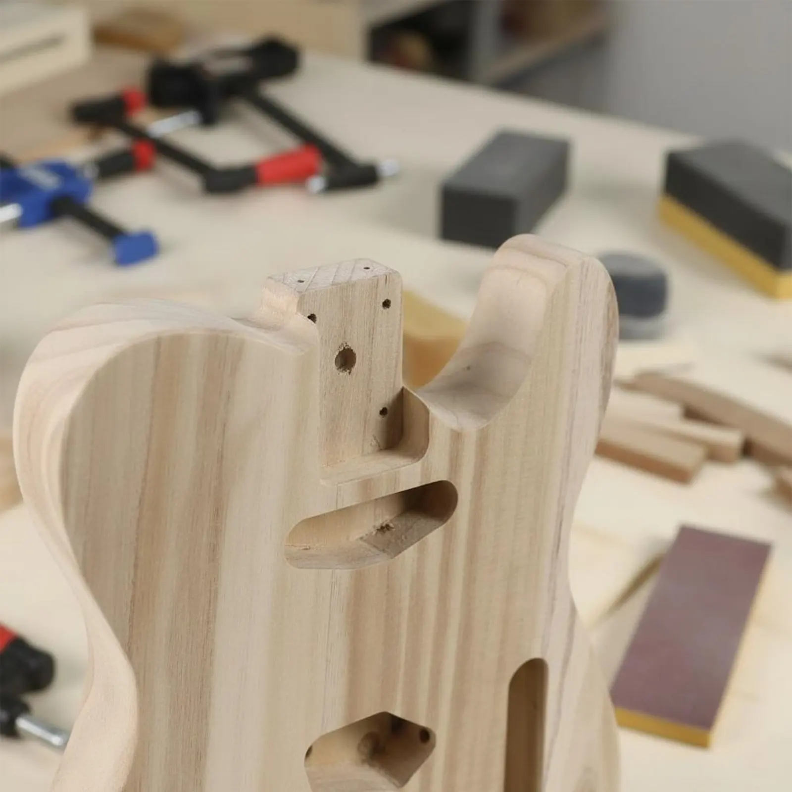 T-Style Design Guitar Body Custom Build Instrument Parts for Repair
T-Style Design Guitar Body Custom Build Instrument Parts for Repair