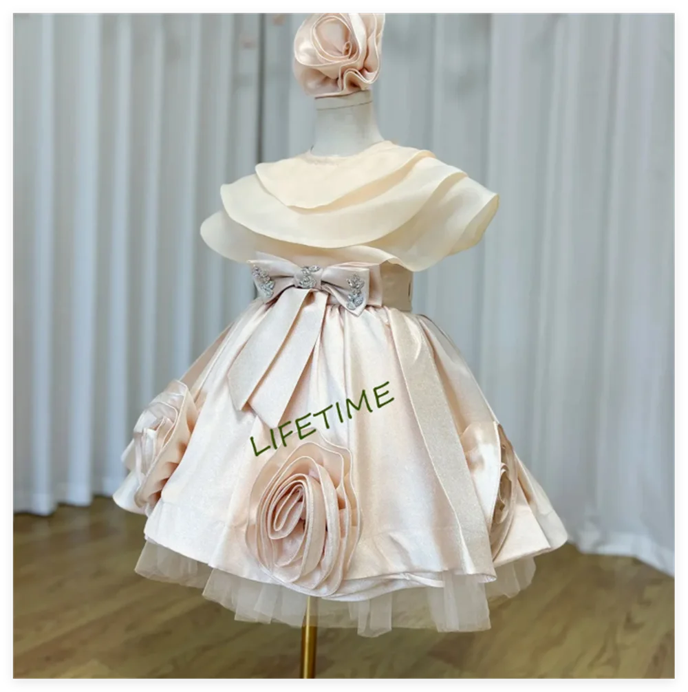 Flower Girl Dresses For Wedding Tulle Elegant Satin Knee Length Princess Birthday Party Prom Dress Ball Gowns
Flower Girl Dresses For Wedding Tulle Elegant Satin Knee Length Princess Birthday Party Prom Dress Ball Gowns