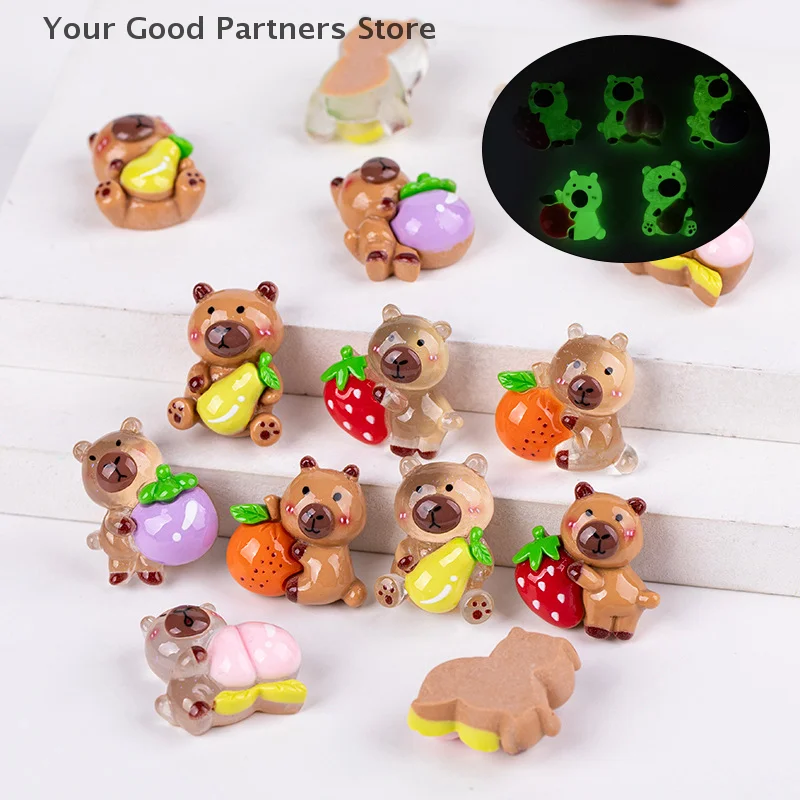 Kawaii Luminous Capybara Car Ornaments Dollhouse Mini Scene Decor Micro Landscape Ornaments DIY Desktop Decoration Toys
Kawaii Luminous Capybara Car Ornaments Dollhouse Mini Scene Decor Micro Landscape Ornaments DIY Desktop Decoration Toys