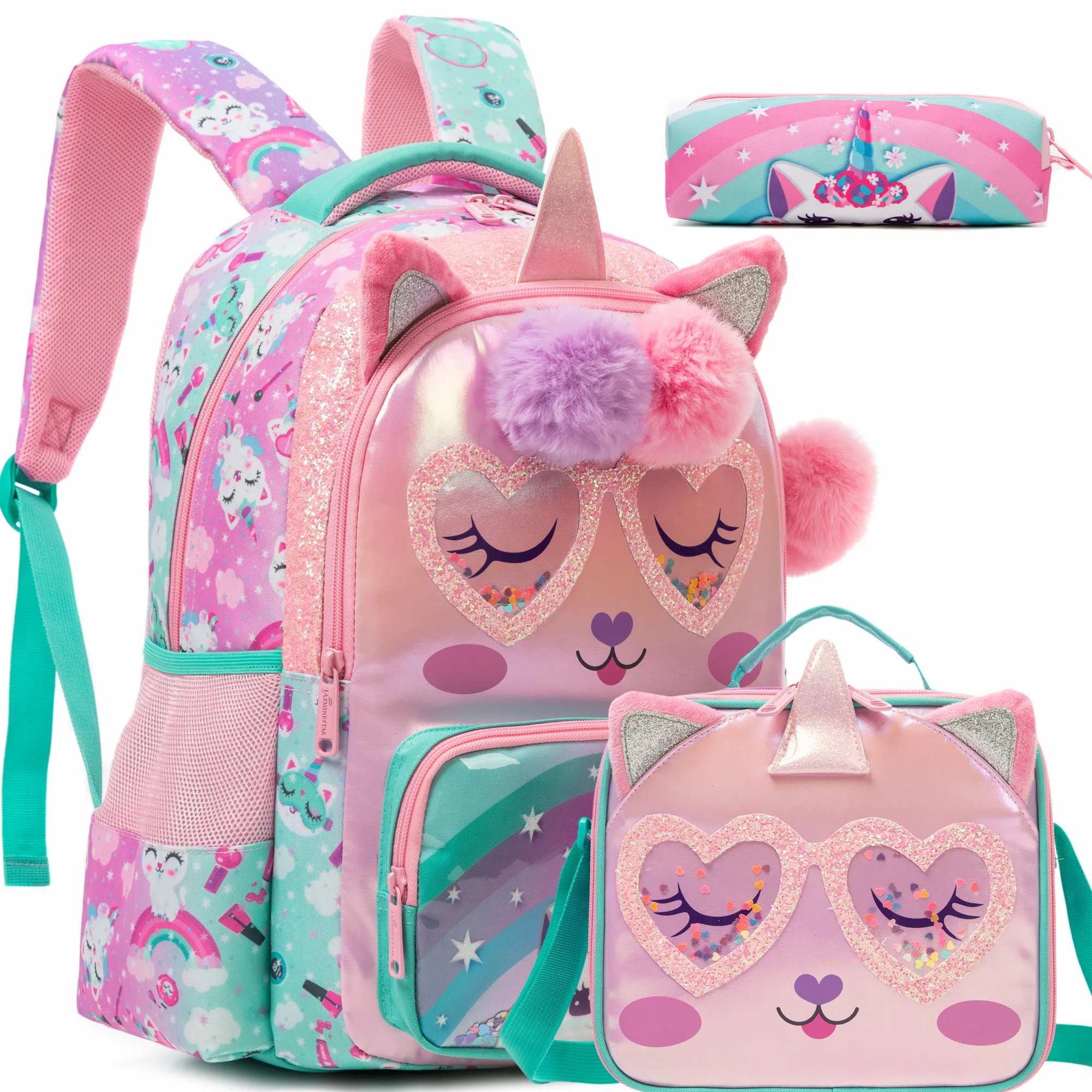Girls Backpack Set with Insulated Lunch Tote Lightweight Bookbag Daypack for Elementary School Bags for Kids Back to School Gift
Girls Backpack Set with Insulated Lunch Tote Lightweight Bookbag Daypack for Elementary School Bags for Kids Back to School Gift
