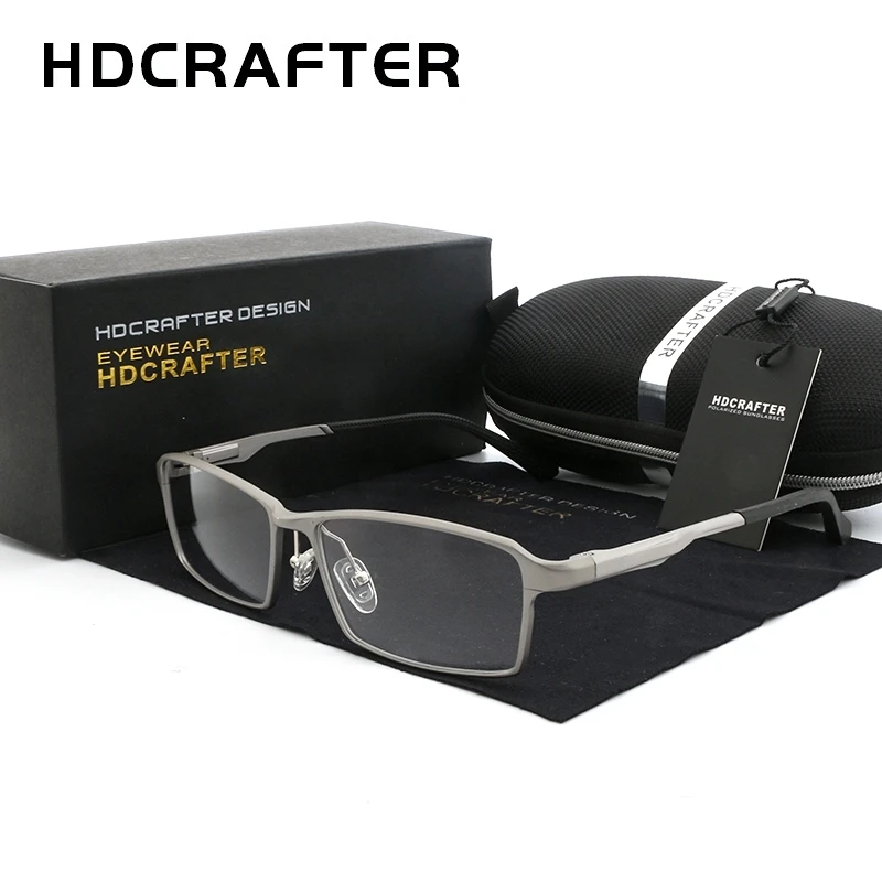 HDCRAFTER 17g Pure Titanium Optical Glasses Frame Men Prescription Myopia Eyeglasses Spring Hinge Metal Full-Rim Eyewear Frames
HDCRAFTER 17g Pure Titanium Optical Glasses Frame Men Prescription Myopia Eyeglasses Spring Hinge Metal Full-Rim Eyewear Frames