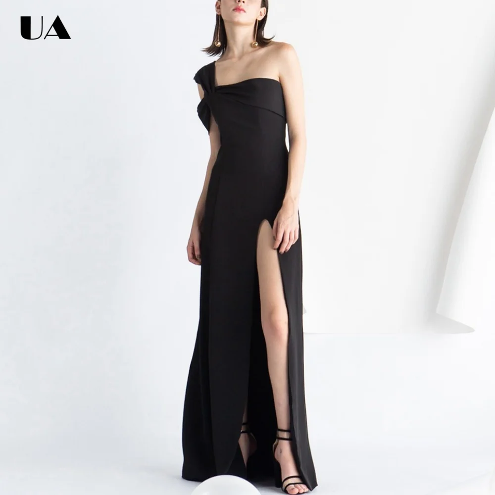 ULBYANRY Customized A-line One-shoulder Evening Dresses for Women, Fashionable Solid Prom Dress, Elegant High-slit Party Dress
ULBYANRY Customized A-line One-shoulder Evening Dresses for Women, Fashionable Solid Prom Dress, Elegant High-slit Party Dress
