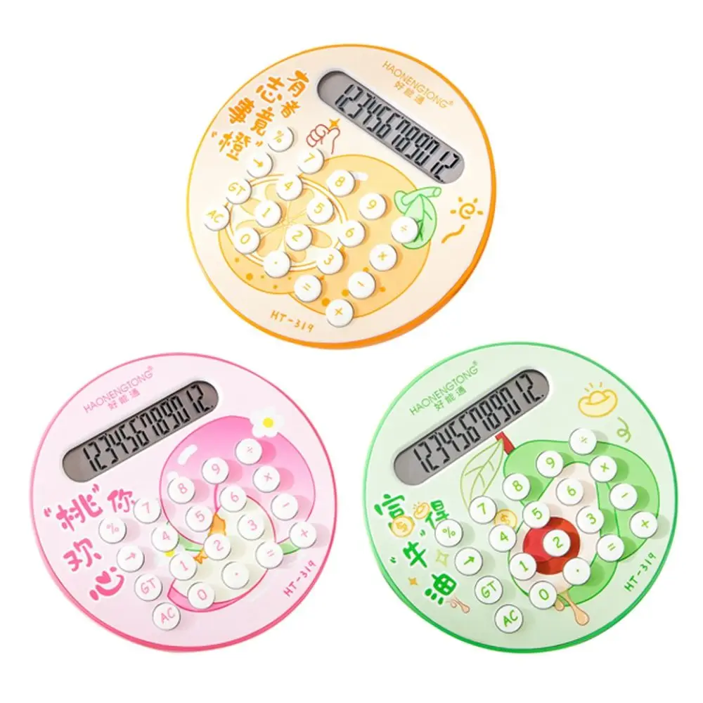 Cartoon Fruit Mini Calculator High Sensitivity Large LCD Display Student Calculator 12-Digit Portable Math Calculator School
Cartoon Fruit Mini Calculator High Sensitivity Large LCD Display Student Calculator 12-Digit Portable Math Calculator School