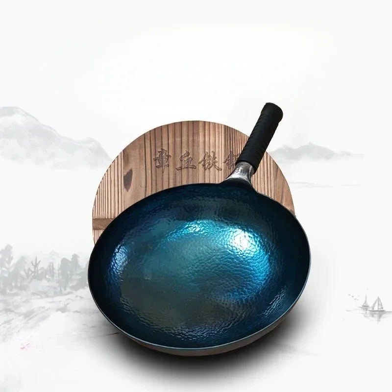 Handmade Wok and Frying Pan Chinese Traditional wok 1.8 mm Thicknes Non-stick Wok No Coating Multipurpose Kitchen Woks
Handmade Wok and Frying Pan Chinese Traditional wok 1.8 mm Thicknes Non-stick Wok No Coating Multipurpose Kitchen Woks