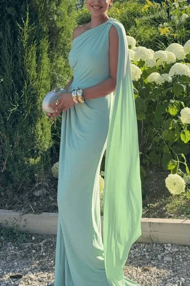 Sexy Summer Prom Dress One Shoulder Sleeveless Long Stripe Party Gown Sheath Formal Bridal Wedding Birthday Robe
Sexy Summer Prom Dress One Shoulder Sleeveless Long Stripe Party Gown Sheath Formal Bridal Wedding Birthday Robe