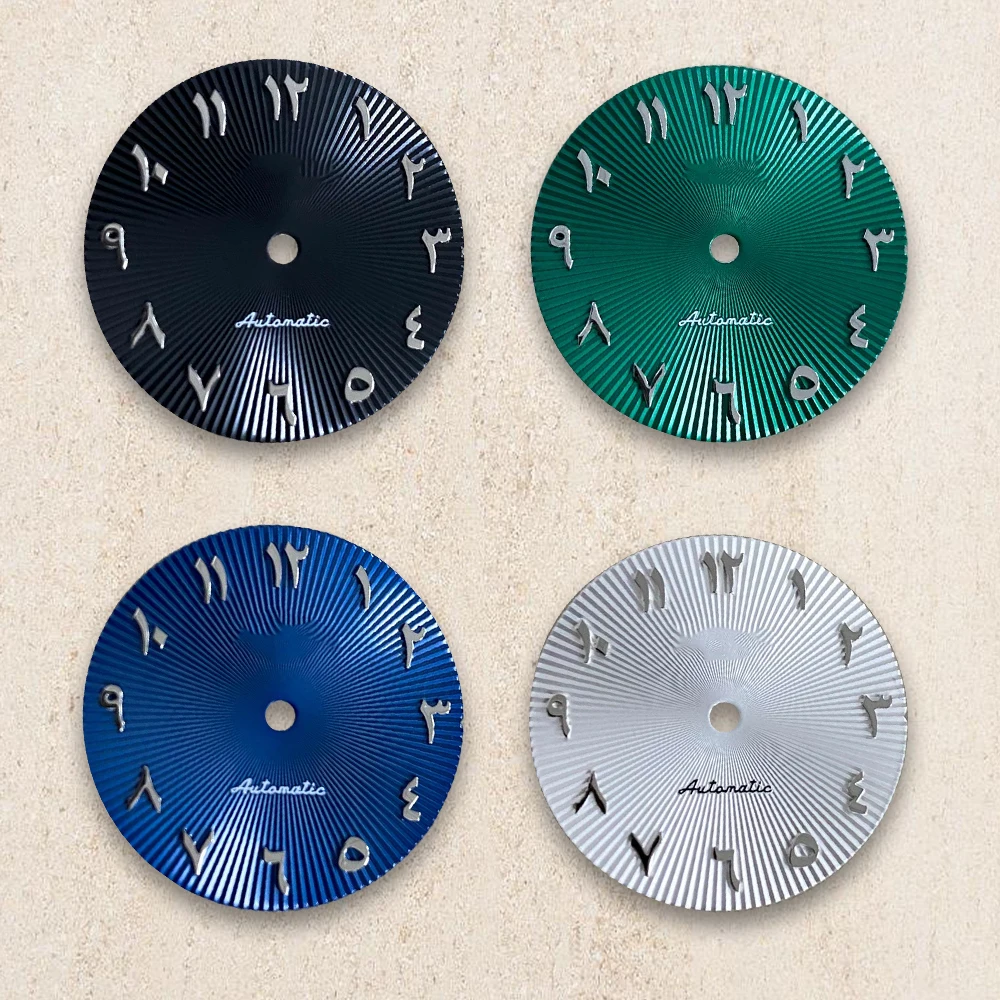 28.5mm S Logo Dial Arabic Numerals For NH35/4R/7S Japanese Automatic Movement Watch Modification Accessories
28.5mm S Logo Dial Arabic Numerals For NH35/4R/7S Japanese Automatic Movement Watch Modification Accessories