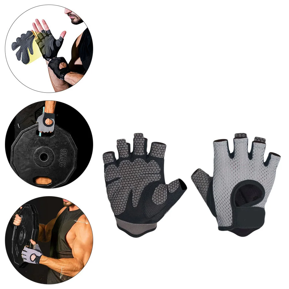 Fitness Half Gloves Anti-slip Hand Men's Cycling Outdoor Grey Superfine Fiber Bike Man 
Fitness Half Gloves Anti-slip Hand Men's Cycling Outdoor Grey Superfine Fiber Bike Man