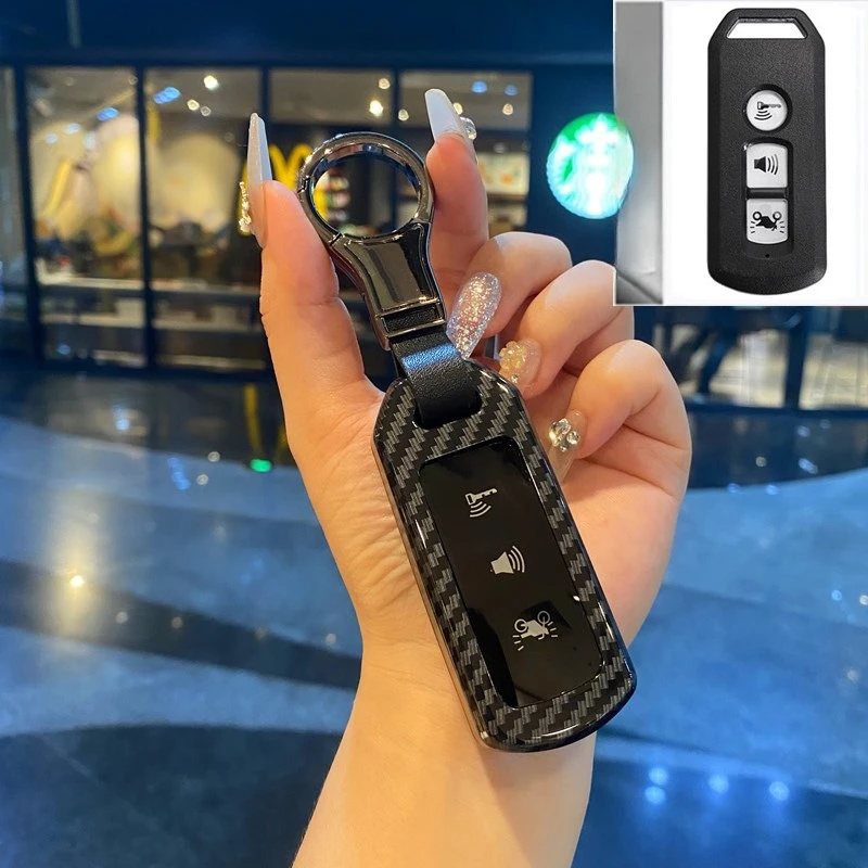 Premium ABS Key Cover Case for Honda PCX160/Click150/Lead125/NS110R - Durable Motorcycle Key Shell Key Bag Chain
Premium ABS Key Cover Case for Honda PCX160/Click150/Lead125/NS110R - Durable Motorcycle Key Shell Key Bag Chain